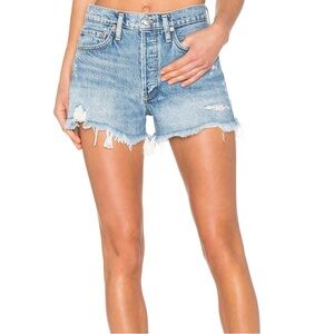 Agolde Parker Denim Short in Swampmeet Size 26